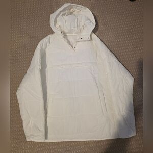 White Hooded Puffer Jacket